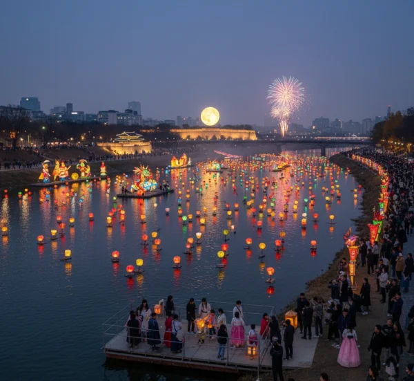 không khí lễ hội tại hàn quốc